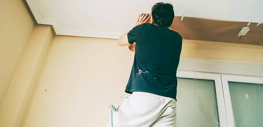 Ceiling Water Damage Repair in Stilwell