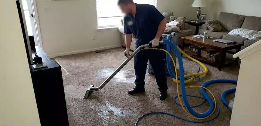Flooded Basement Carpet Cleanup Stilwell