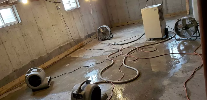 Large-Scale Water Damage Cleanup in Stilwell