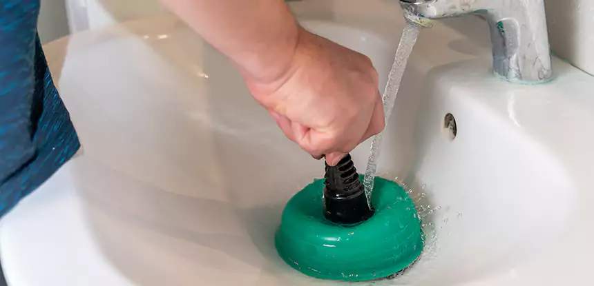 Sink Standing Water Blockage Removal in Stilwell