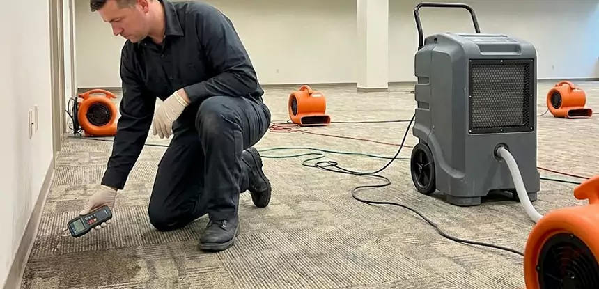 Drying Carpet Padding After Flood in Stilwell